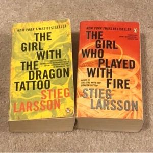 2/$20 📚 Steig Larsson books (both)